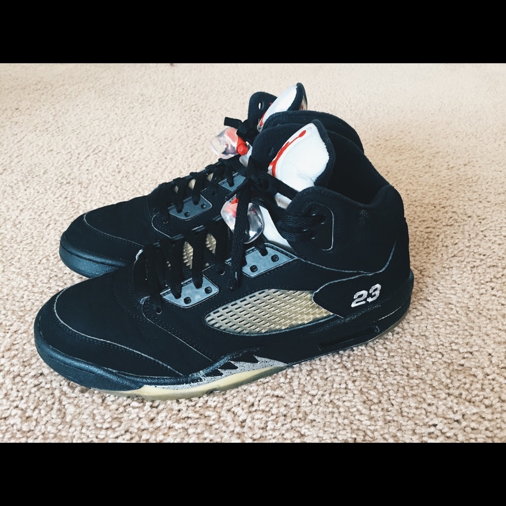 Nike Air Jordan V Metallic Black 5